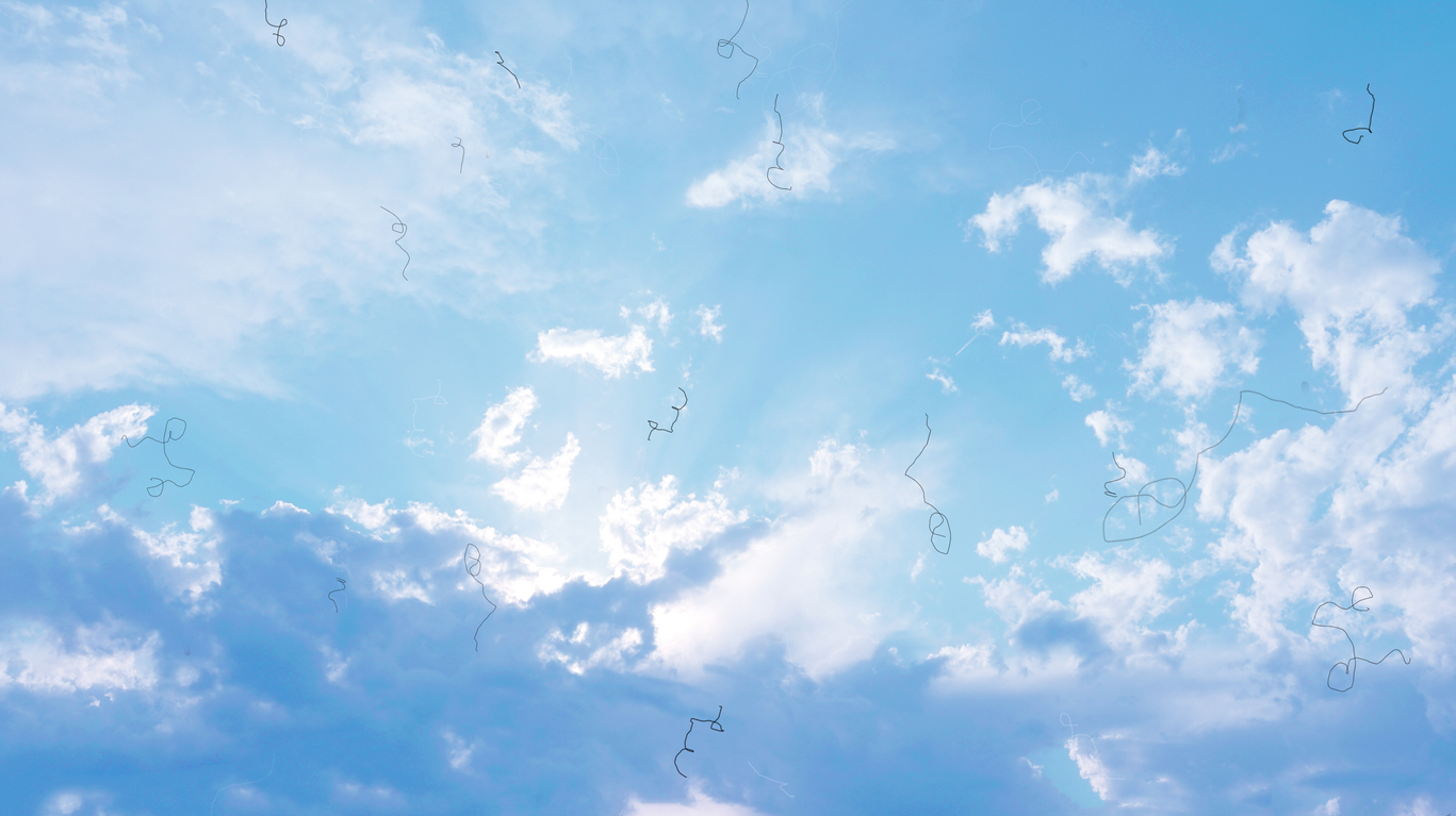 Myodesopsia (Eye Floaters) looking at the Sky