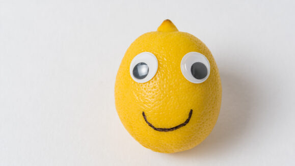 Funny,Lemon,Fruit,Character.,Ripe,Lemon,With,Eyes,And,Smile.