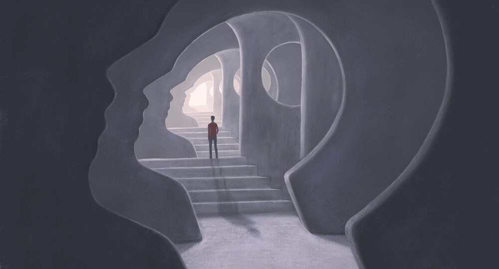 Brain,Mind,Way,Soul,And,Hope,Concept,Art,,3d,Illustration,