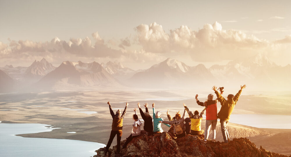 Big,Group,Of,People,Having,Fun,In,Success,Pose,With