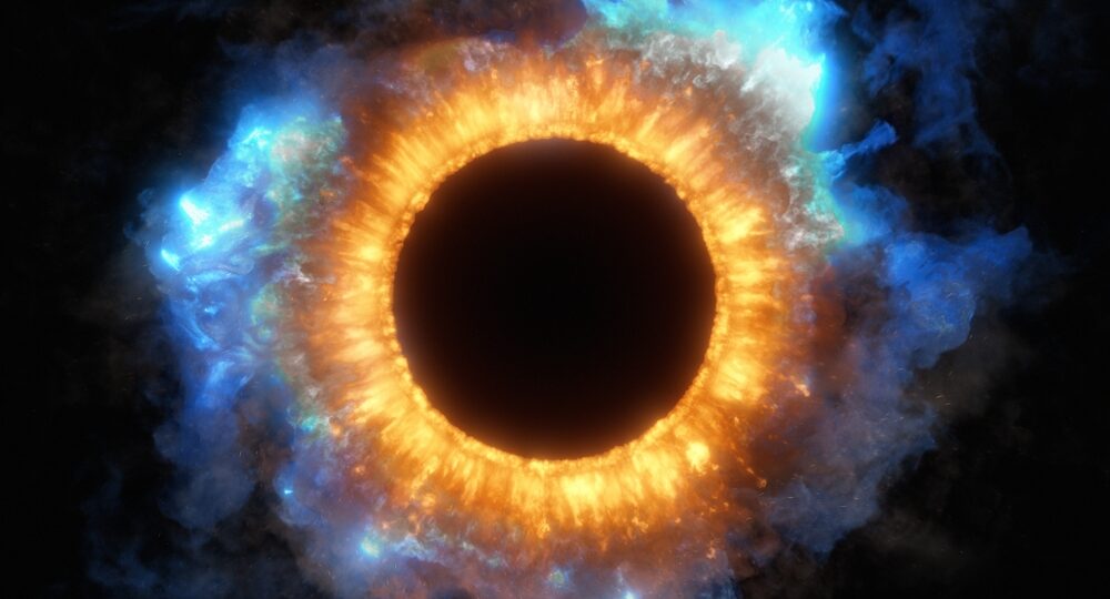 Outer,Space,Nebula,Ring,Effect.,Iris,,Eye,Of,The,Universe.