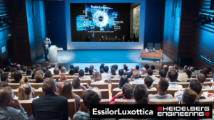 People attending EssilorLuxottica and Heidelberg Engineering’s Visionary Horizons Symposium