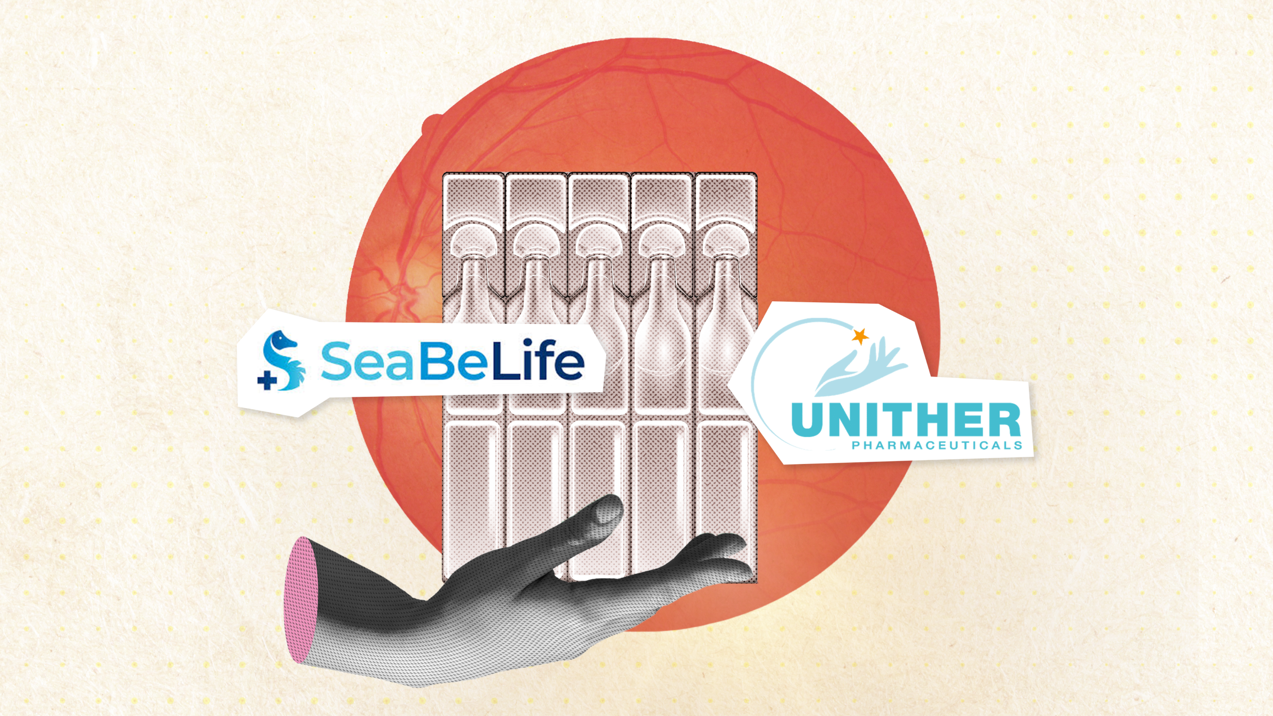 SeaBeLife and Unither representation of partnership for SBL03 drug for Dry AMD and GA